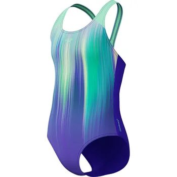 Dámské plavky Dívčí jednodílné plavky na bazén Speedo Digital 128 cm