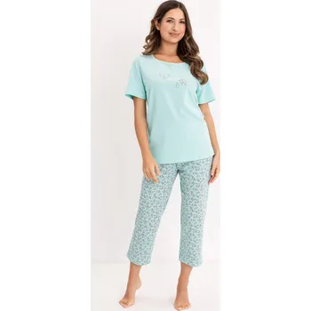 Pánské pyžamo DÁMSKÉ PYŽAMO 736 W/26 zelená XL