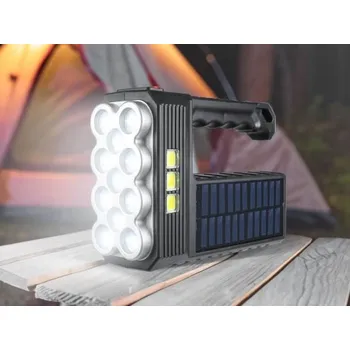 Svítilna Svítilna ruční solární nabíjení 800LM 5W microUSB, LTC