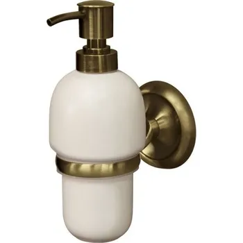 Dávkovač mýdla Ruční dávkovač mýdla nástěnný Bisk 200 ml zlatý