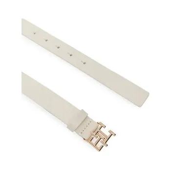 Opasek Dámský pásek Tommy Hilfiger Th Logo 2.5 AW0AW17496 Écru 70