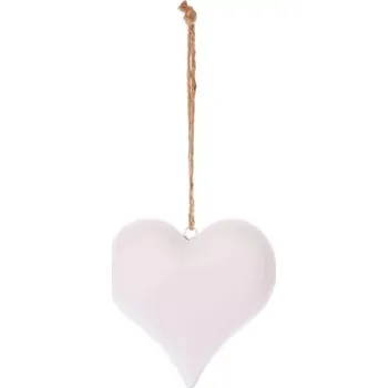 Dětsný nábytek Srdíčko kovové - bílá antik UM0745-WH - SLEVA 3% s kodem radost25