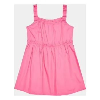 Dámské šaty United Colors Of Benetton Každodenní šaty 4EW7GV00T Růžová Regular Fit 82