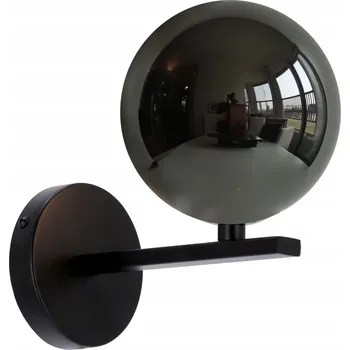 Nástěnné svítidlo Candellux Kama nástěnná lampa černá koule grafitová minimalismus
