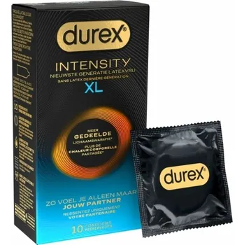 Kondom Durex Intensity XL latexové kondomy, ultra tenké, 10 ks