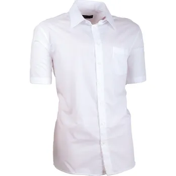Pánská móda Bílá košile slim fit 100 % bavlna non iron Assante 40006, Velikost 39/40 (M)