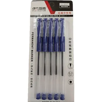 Gelová propiska černé 7&7