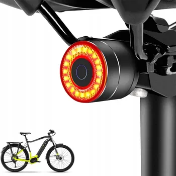 Cyklosvítilna SILNÉ JASNÉ SVĚTLO ZADNÍHO KOLA POD SEDLO S BRZDOVÝM SENZOREM