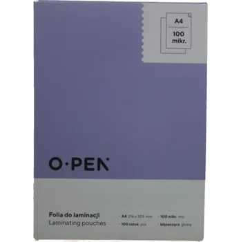 Laminovací fólie Fólie pro laminaci lesklá A4 O-PEN