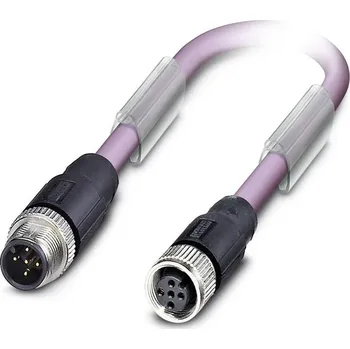 Phoenix Contact SAC-5P-M12MS/ 1,0-920/M12FS datový zástrčkový konektor pro senzory - aktory, upravený, 1507544, piny: 5, 1.00 m, 1 ks