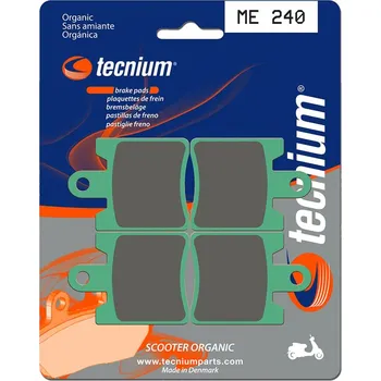 Nářadí na motocykly Organické brzdové destičky TECNIUM Scooter - ME240 ME240