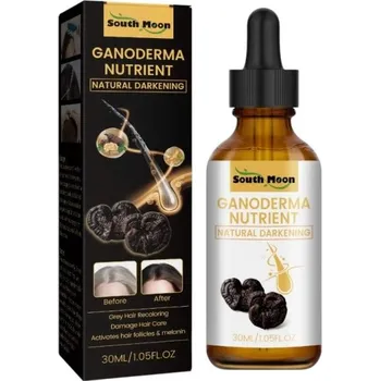 Tekutý vlasový extrakt s černou ganodermou 30 ml Esence proti vypadávání vlasů pro posílení kořínků a výživu folikulů