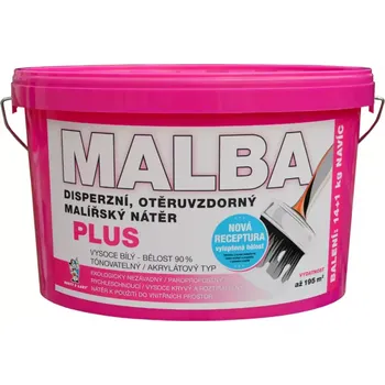 barva na zeď Malba Plus 14kg+1kg