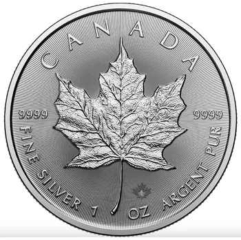 The Royal Canadian Mint Maple Leaf 1 oz 2026 stříbrná investiční mince 31,1 g