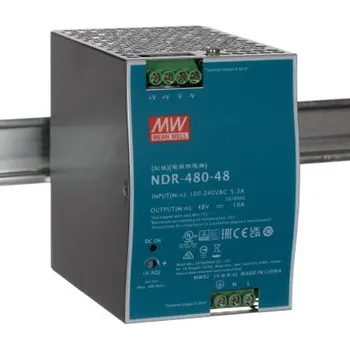 spínaný zdroj MEAN WELL Spínaný Napájecí zdroj na lištu DIN, počet výstupů: 1, výstup: 48V dc, 10A, vstupní: 90 → 264V ac,480W