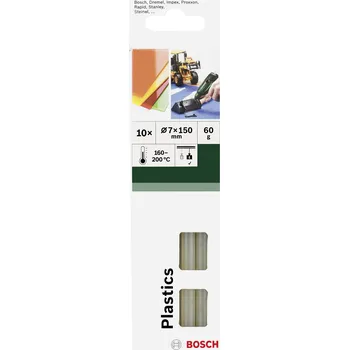 Bosch Accessories Plastics lepicí tyčinky 7 mm 150 mm transparentní 60 g 10 ks