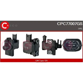Ventil motoru Měnič tlaku, výfukový systém CASCO CPC77007GS