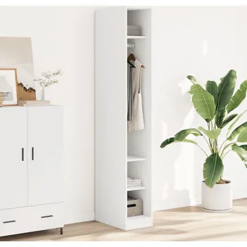 Příborník do zásuvky Šatní skříň bílá 30 x 50 x 200 cm kompozitní dřevo - 8721158340290