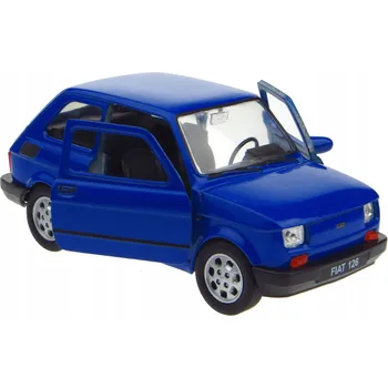 autíčko FIAT 126 P WELLY KOVOVÝ MODEL 1:32/39 MODRÁ