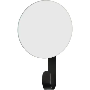 Zrcadlo KULATÉ ZRCADLO NA ZEĎ S KOVOVÝM HÁČKEM Ø 12 cm