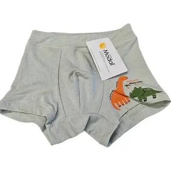 Boxerky Chlapecké modalové boxerky Dino - 86-92 / olivová světlá