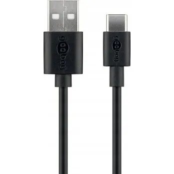 Datový kabel Kabel Goobay USB - USB typ C 0,5 m černý