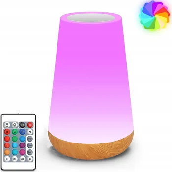 Lampička NOČNÍ LAMPA LED, DOTYKOVÁ, STMÍVATELNÁ, BEZDRÁTOVÁ STOLNÍ LAMPA