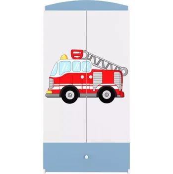 Ložnicová sestava Skříň Babydreams modrá - Hasičské auto