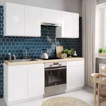 Kuchyňská linka Kuchyňská linka Paro 200 bílá lesklá