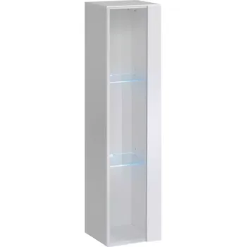 Vinotéka Vitrína závesná Switch WW2 bílá + LED