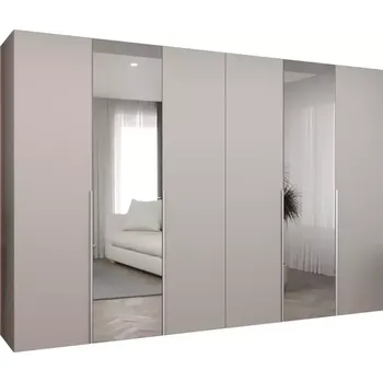 Předsíňová stěna Skříň Alicante II 300 kašmír/stříbrná