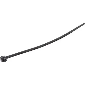 Stahovací páska Kabelová vázací páska 118-00030 T18ROS-PA66HS-BK (200) 100mm 2,5 mm Černá Nylon 66 HellermannTyton