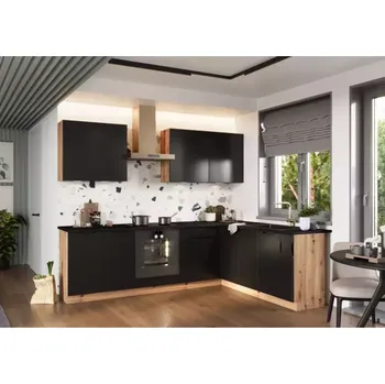 Kuchyňská linka Kuchyňská linka Isabel 200/260 černá/artisan
