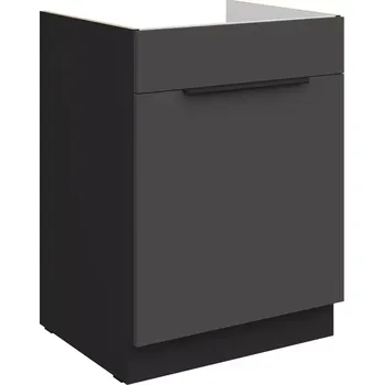 Kuchyňská skříňka Aria GR/BL Anti Fingerprint 60zl 1s Bb