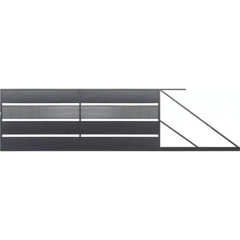 Plot BRÁNA POSUVNA NEAPOL - PRAVÁ 158 X 400 CM