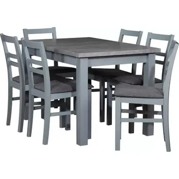 Jídelní set Jídelní Set Odyseusz 1+6 beton