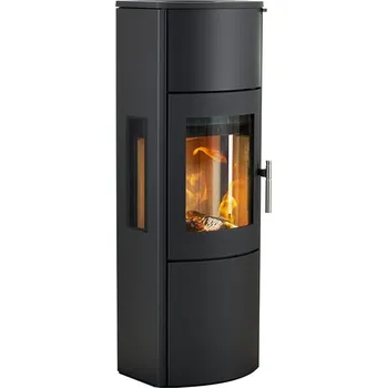 Krbová kamna Scan-Line 820MS - ploché boky, boční prosklení