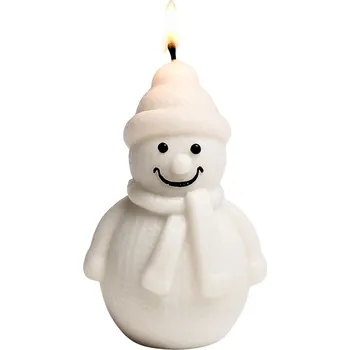 Svíčka Vonná svíčka Sněhulák | 100 g | Svíčkománie3D |
