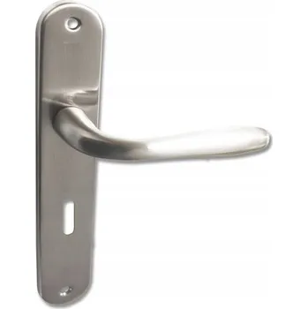 Dveřní kování Interiérová klika Kuchinox Dlouhá, štítek s otvorem pro klíč