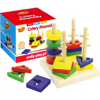 Dřevěná hračka Puzzle HRAČKA z ekologického dřeva, unikátní vzory, KREATIVNÍ zábava