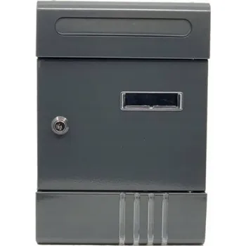 Železářství Poštovní schránka ROBERT grafit šedá GJM listová ocelová 2 klíče A4