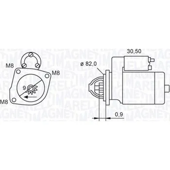 Startér Startér MAGNETI MARELLI 063721552010