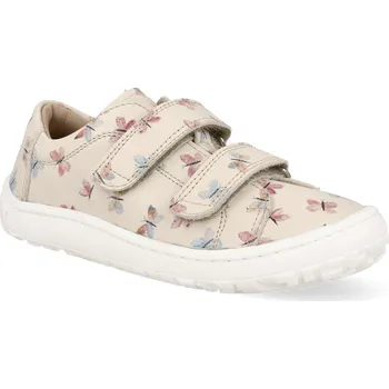 Dětská sportovní obuv Barefoot dětské tenisky Froddo - Baze White motýlci bílé Velikost: 28