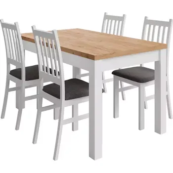 Jídelní set Jídelní set Mibet bílá/craft