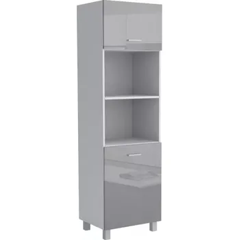 Kuchyňská skříňka Kuchyňská Skříňka Lucjan 60kpm 2f 2100 lux šedá