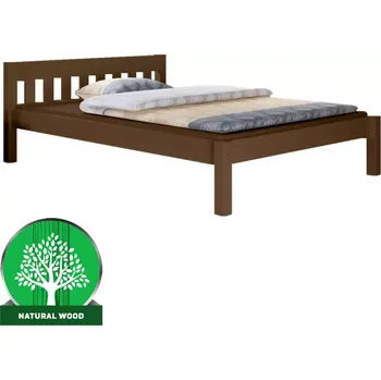 Ložnicová sestava Postel Pino 140x200 borovice hnědý