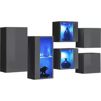 Předsíňová stěna Komoda Switch SB IV grafit