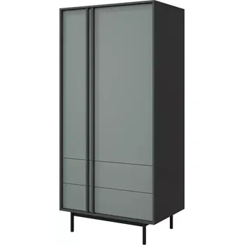 Ložnicová sestava Skříň Alsy 1 aloes/antracit