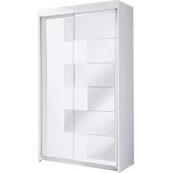 Kancelářská sestava Skříň šachovnice 120cm Bílý