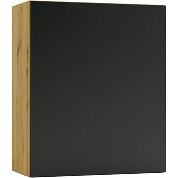 Kuchyňská skříňka Kuchyňská skříňka Cosmo Isabel W60 P/L černý hrášek/dub artisan